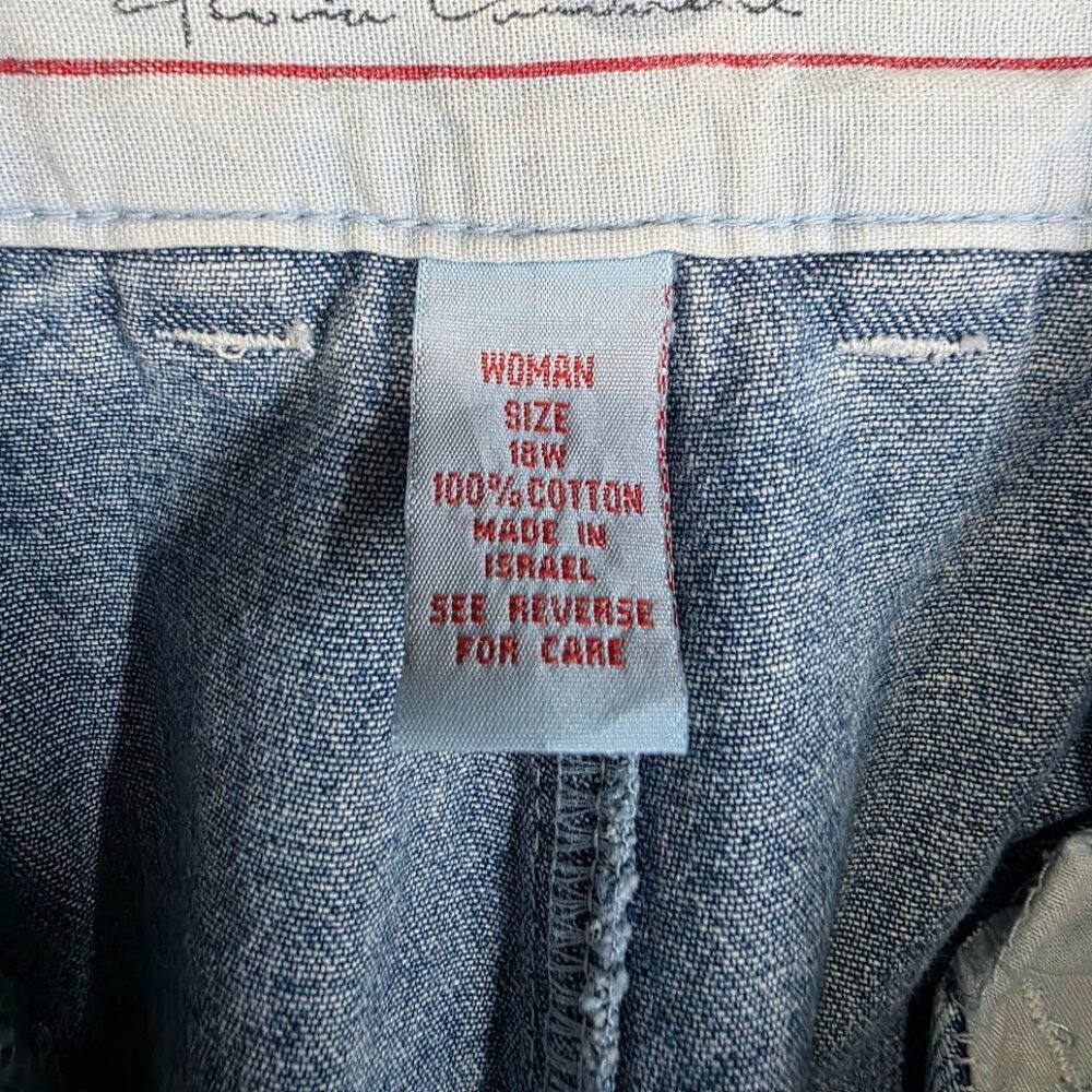 NWT Vintage Gloria Vanderbilt Jeans Womens Plus 18W 90s Mom High Waisted Tapered - Picture 5 of 8